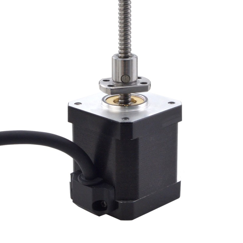 NEMA 17 externe bal schroef lineaire stappenmotor 2,5 A 48 mm stack schroef leiden 2 mm (0,07874 ) Loodlengte 150 mm