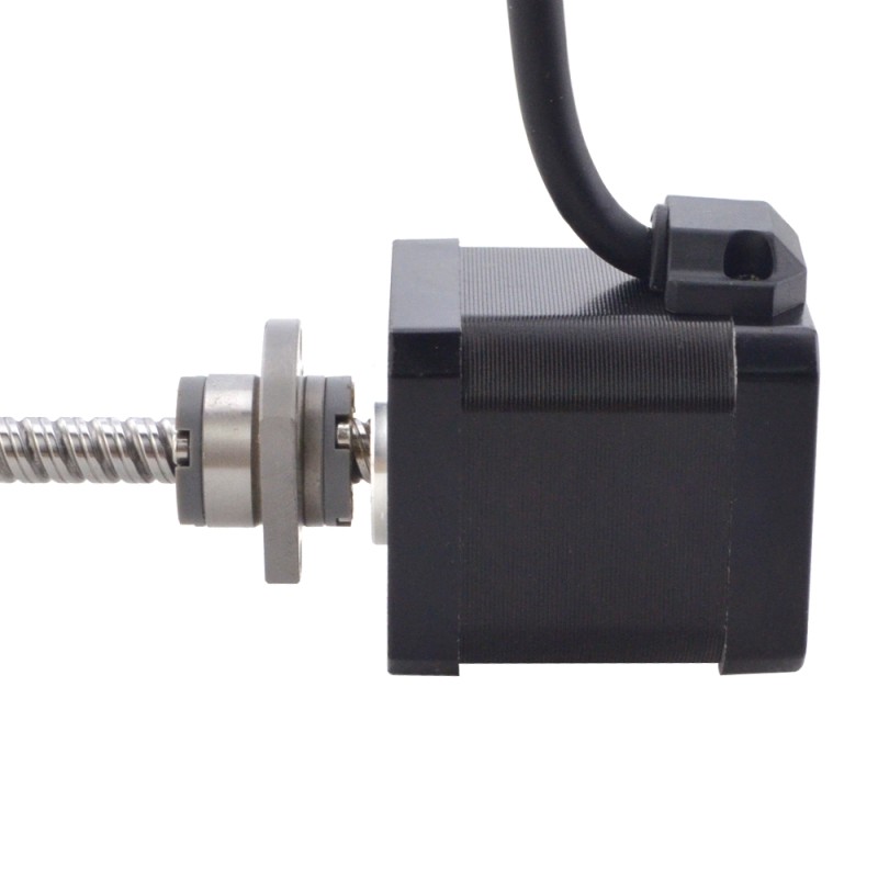 NEMA 17 externe bal schroef lineaire stappenmotor 2.5A 48mm stack schroef leiden 8mm (0.3150 ) Lengte 150mm leiden