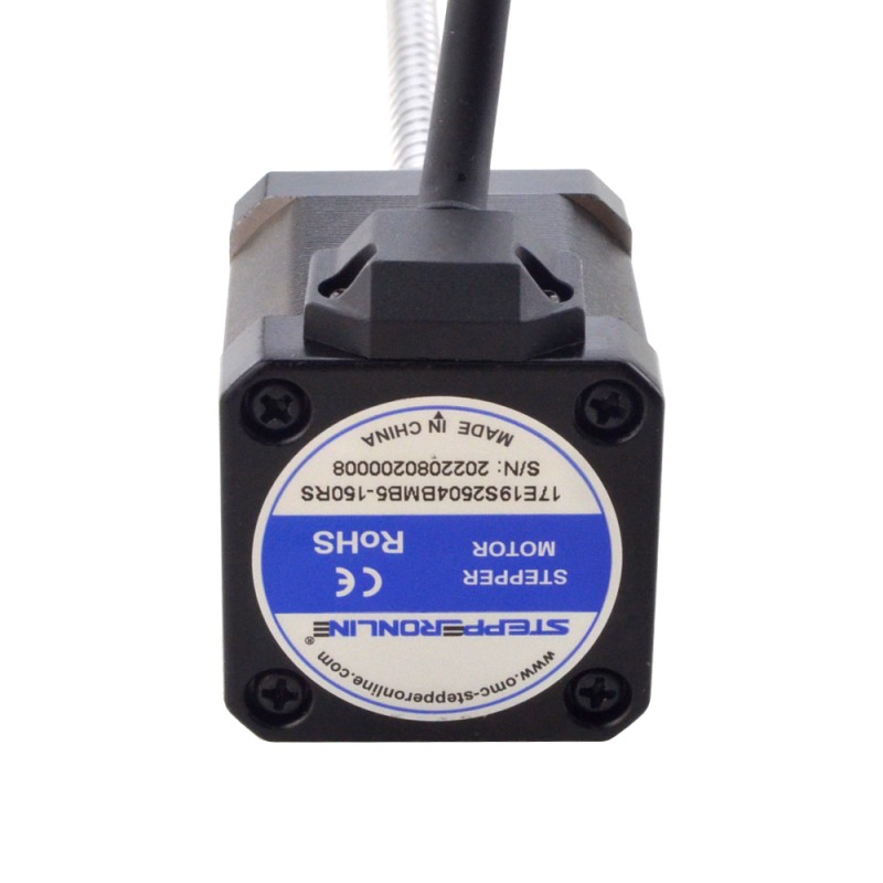 NEMA 17 externe bal schroef lineaire stappenmotor 2.5A 48mm stack schroef leiden 8mm (0.3150 ) Lengte 150mm leiden