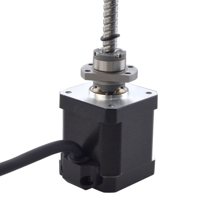 NEMA 17 externe bal schroef lineaire stappenmotor 2.5A 48mm stack schroef leiden 8mm (0.3150 ) Lengte 150mm leiden