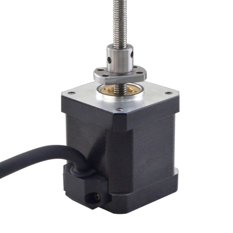 NEMA 17 externe bal schroef lineaire stappenmotor 2.5A 48mm stack schroef leiden 1mm (0.03937 ) Loodlengte 150mm