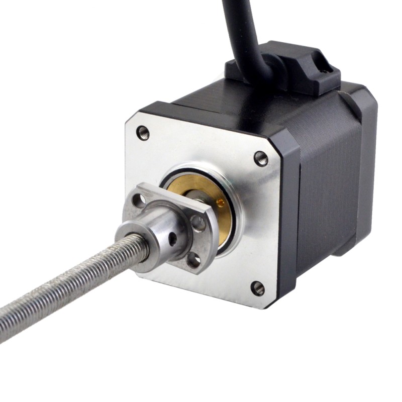 NEMA 17 externe bal schroef lineaire stappenmotor 2.5A 48mm stack schroef leiden 1mm (0.03937 ) Loodlengte 150mm
