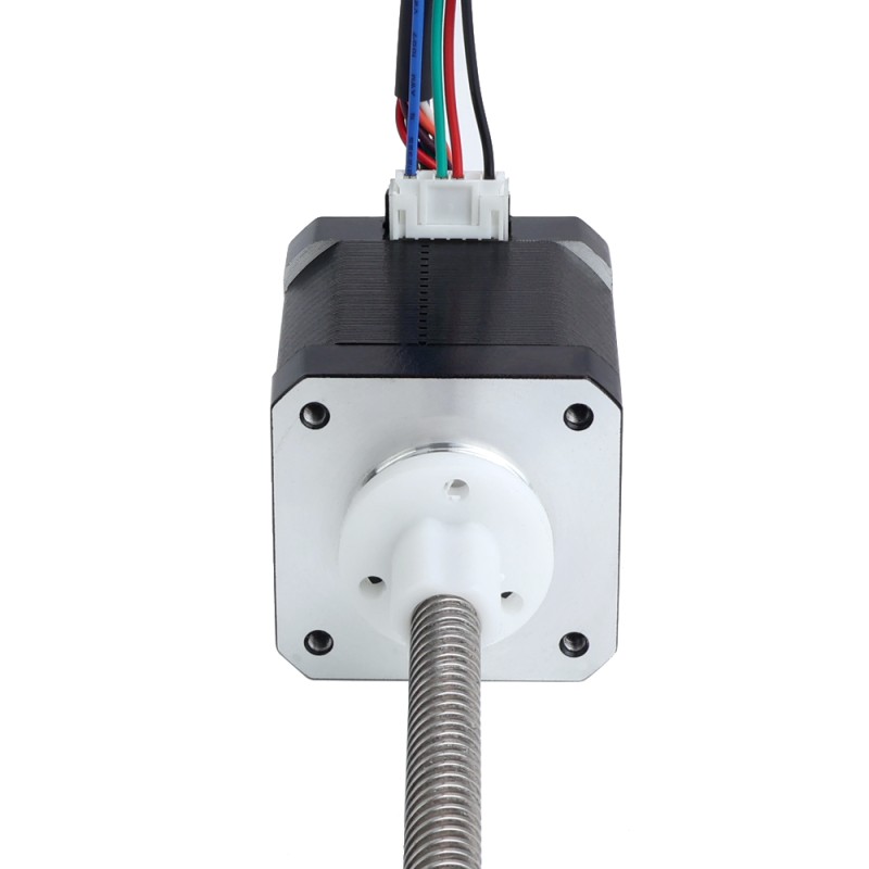 NEMA 17 externe trapeziumvormige lineaire stappenmotor 1,68A 48mm stapel met magnetische encoder 1000PPR(4000CPR) - 17LS19-1684E-200G-AR4 | StepperOnline