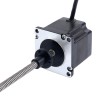 Nema 23 externe 51mm stapel 0,9A kabel 8mm(0,31496") lengte 150mm - 23E20S0904MB2-150RS | StepperOnline