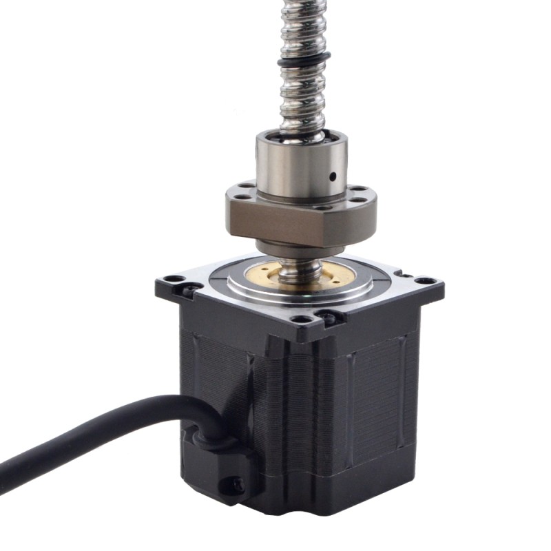 NEMA 23 externe bal schroef lineaire stappenmotor 3.0A 56mm stack schroef leiden 5 mm (0,1969) leiden lengte 200 mm