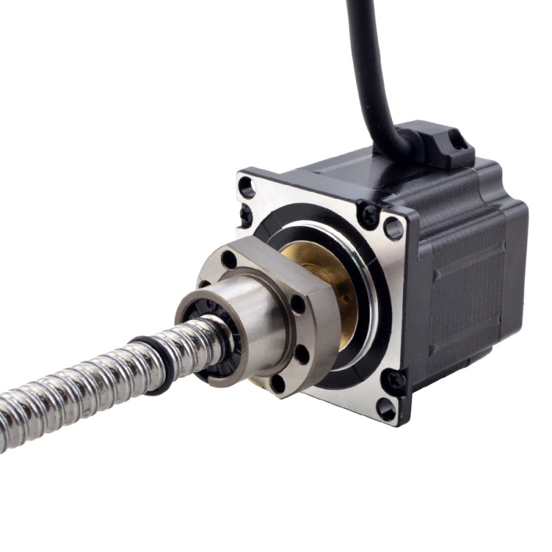 NEMA 23 externe bal schroef lineaire stappenmotor 3.0A 56mm stack schroef leiden 5 mm (0,1969) leiden lengte 200 mm