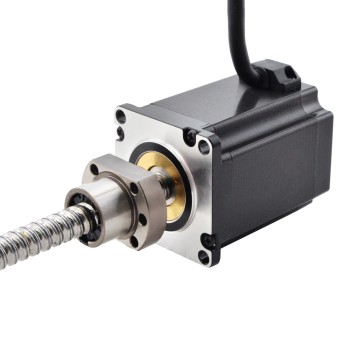 NEMA 23 externe bal schroef lineaire stappenmotor 4.0A 76mm stack schroef leiden 5 mm (0,1969") Leiden Lengte 200mm