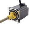 NEMA 23 Externe Acme Lineaire Stappenmotor 4.0A 76mm Stack Screw Lood 2,54mm (0,1) Loodlengte 200mm
