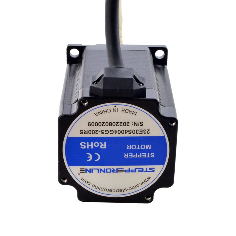NEMA 23 Externe Acme Lineaire Stappenmotor 4.0A 76mm Stack Screw Lood 2,54mm (0,1) Loodlengte 200mm