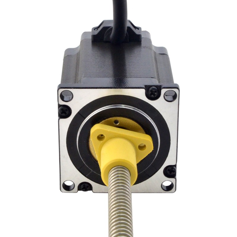 NEMA 23 Externe Acme Lineaire Stappenmotor 4.0A 76mm Stack Screw Lood 2,54mm (0,1) Loodlengte 200mm