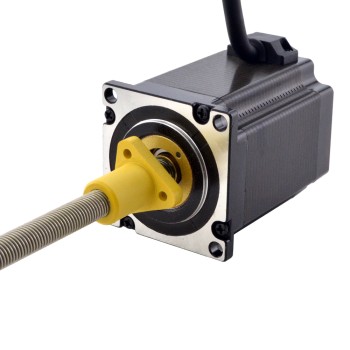 NEMA 23 Externe Acme Lineaire Stappenmotor 4.0A 76mm Stack Screw Lood 5,08mm (0,2") Loodlengte 200mm