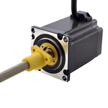 NEMA 23 Externe Acme Lineaire Stappenmotor 4.0A 76mm Stack Screw Lood 10,16mm (0,4") Loodlengte 200mm
