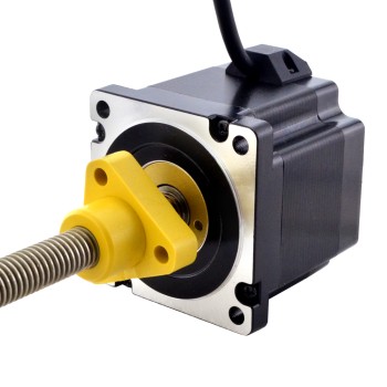 NEMA 34 externe Acme lineaire stappenmotor 5,5A 76mm stapelschroefdraad 2,54mm(0,1") Draadlengte 200mm