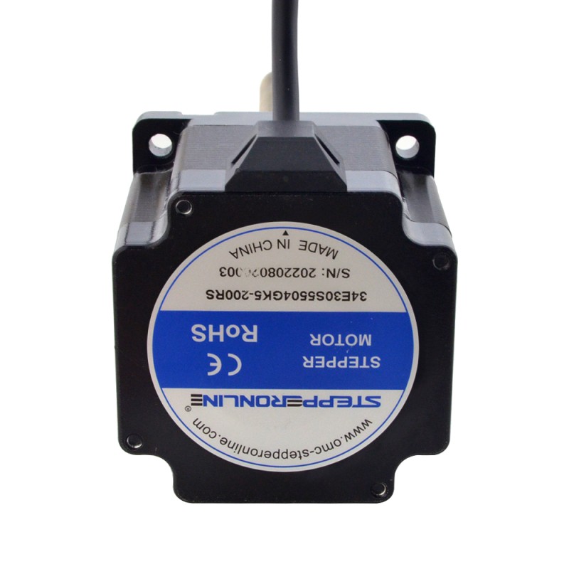 NEMA 34 Externe Acme Lineaire Stappenmotor 5.5A 76mm Stack Screw Lood 2.54mm (0.1 ) Loodlengte 200mm