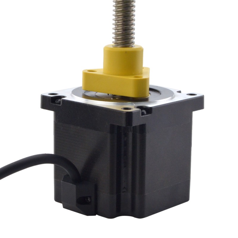 NEMA 34 Externe Acme Lineaire Stappenmotor 5.5A 76mm Stack Screw Lood 6.35mm (0.25) Loodlengte 200mm
