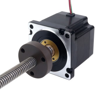 NEMA 34 externe Acme lineaire stappenmotor 5,5A 76mm stapelschroefdraad 6,35mm(0,25") Draadlengte 250mm