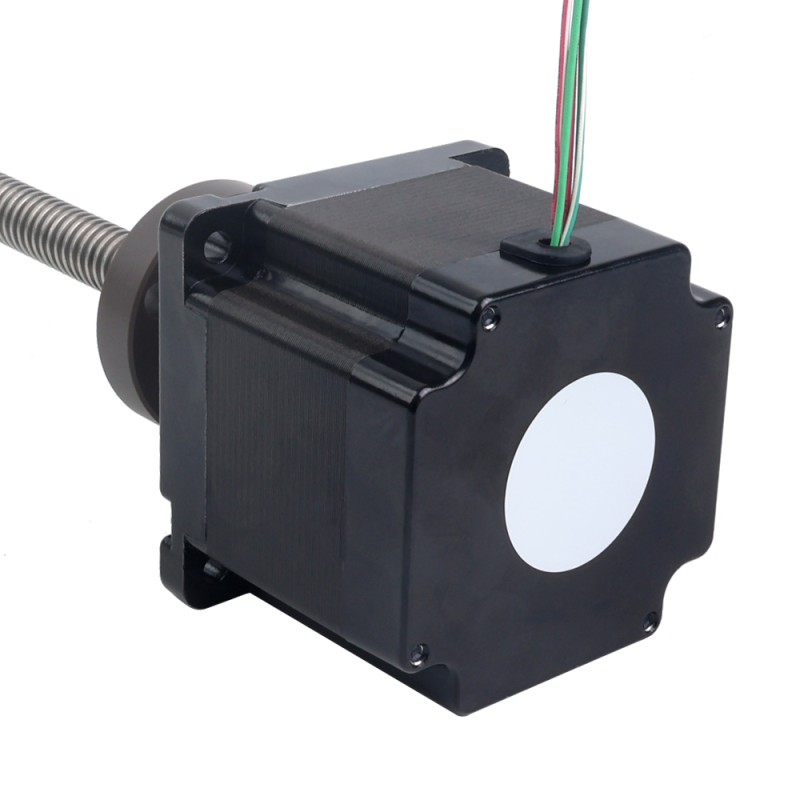 NEMA 34 externe Acme lineaire stappenmotor 5,5A 76mm stapelschroefdraad 6,35mm(0,25") Draadlengte 250mm - 34E31S5504RK5-250RS | StepperOnline