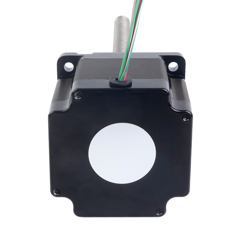 NEMA 34 externe Acme lineaire stappenmotor 5,5A 76mm stapelschroefdraad 6,35mm(0,25") Draadlengte 250mm - 34E31S5504RK5-250RS | StepperOnline