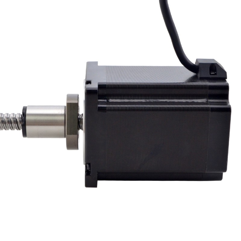 NEMA 34 externe balschroef lineaire stappenmotor 8Nm (1132.90oz.in) 6.0A 114mm stelschroef 10mm (0.3937) lengte 200mm