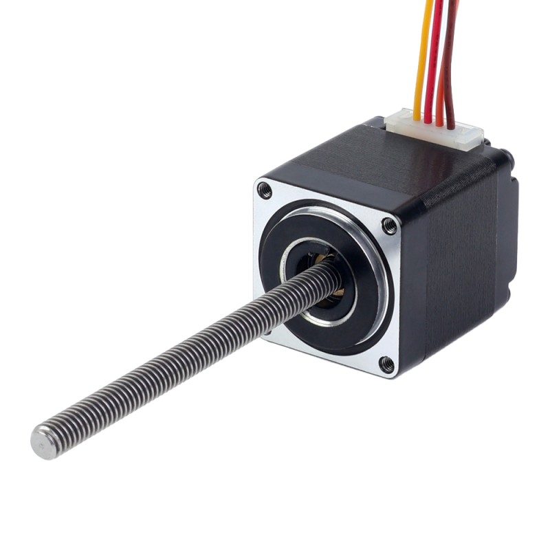 Nema 11 niet-vaste 34mm stapel 0,75 A-kabel 2mm(0,07874") lengte 100mm - 11N13S0754AA4-100RS | StepperOnline