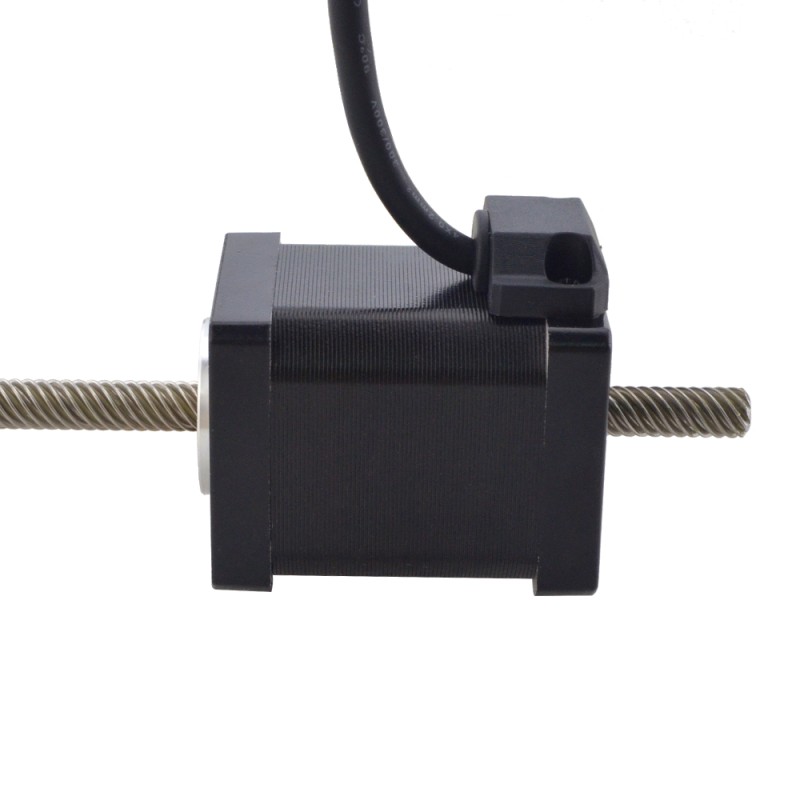 NEMA 14 niet-captieve lineaire stappenmotor 1,5A 47mm stelschroeflood 12,7mm (0,5) Loodlengte 200mm