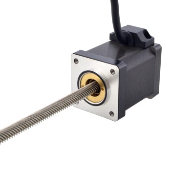 CN In de uitverkoop - NEMA 14 niet-captieve lineaire stappenmotor 1,5A 47mm Omwenteling van de lood 12,7mm (0,5")