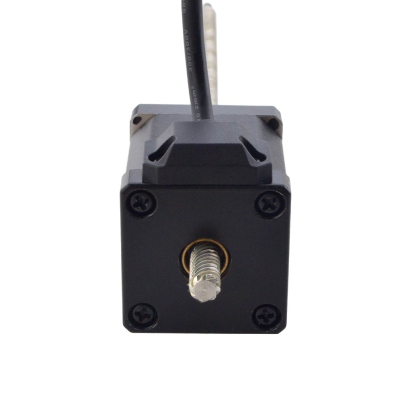 NEMA 14 niet-captieve lineaire stappenmotor 1,5A 47mm stelschroeflood 12,7mm (0,5) Loodlengte 200mm