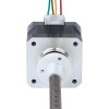 Nema 17 Extern 34mm Stapel 0,4A Lood 4mm Lengte 100mm - 17E13S0404DB4-100RS | StepperOnline UK