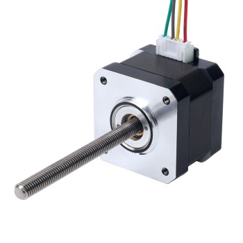 Nema 17 Niet-gespannen 34mm Stapel 0,4A Lood 2mm (0,07874")