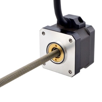 NEMA 17 niet-captieve Acme lineaire stappenmotor 1,5A 34mm Omwenteling van de lood 2,54mm (0,1")