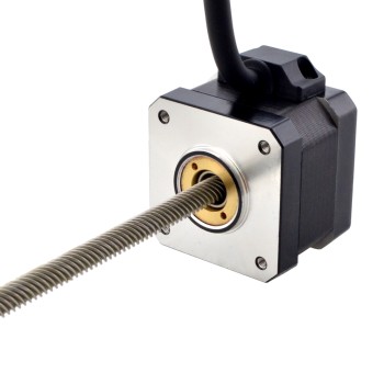 CN In de uitverkoop - NEMA 17 Niet-captieve Acme Lineaire Stappenmotor 1,5A 34mm Stack Screw Lood 12,7mm (0,5")