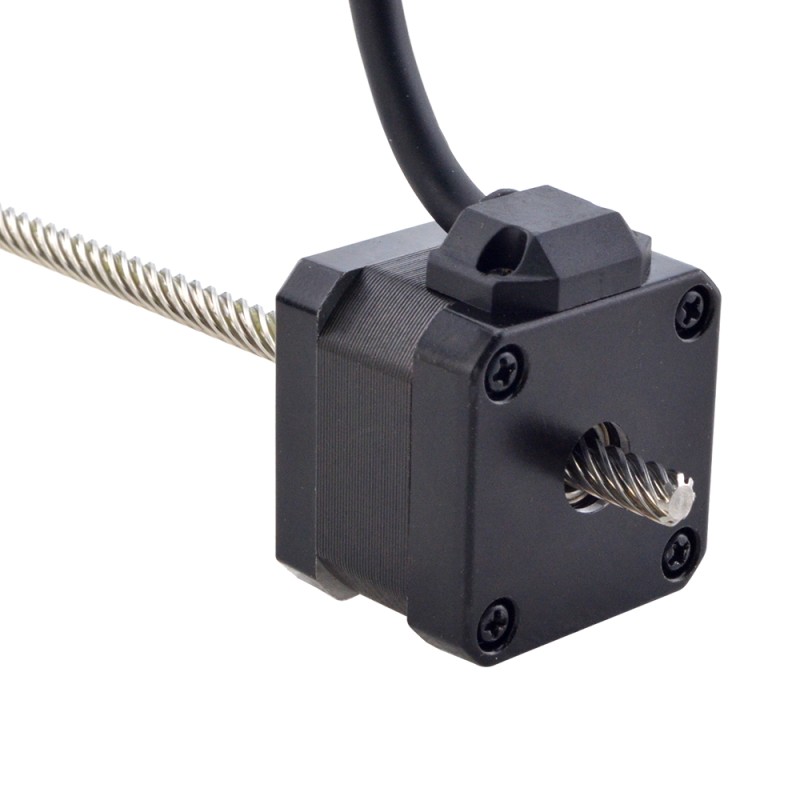 NEMA 17 Niet-captieve Acme Lineaire Stappenmotor 1.5A 34mm Stack Screw Lood 25.4mm (1) Loodlengte 200mm