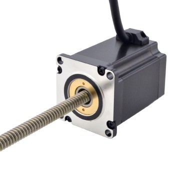 NEMA 23 Niet-captieve Acme Lineaire Stappenmotor 4.0A 75mm Stack Screw Lood 2,54mm (0,1") Loodlengte 250mm