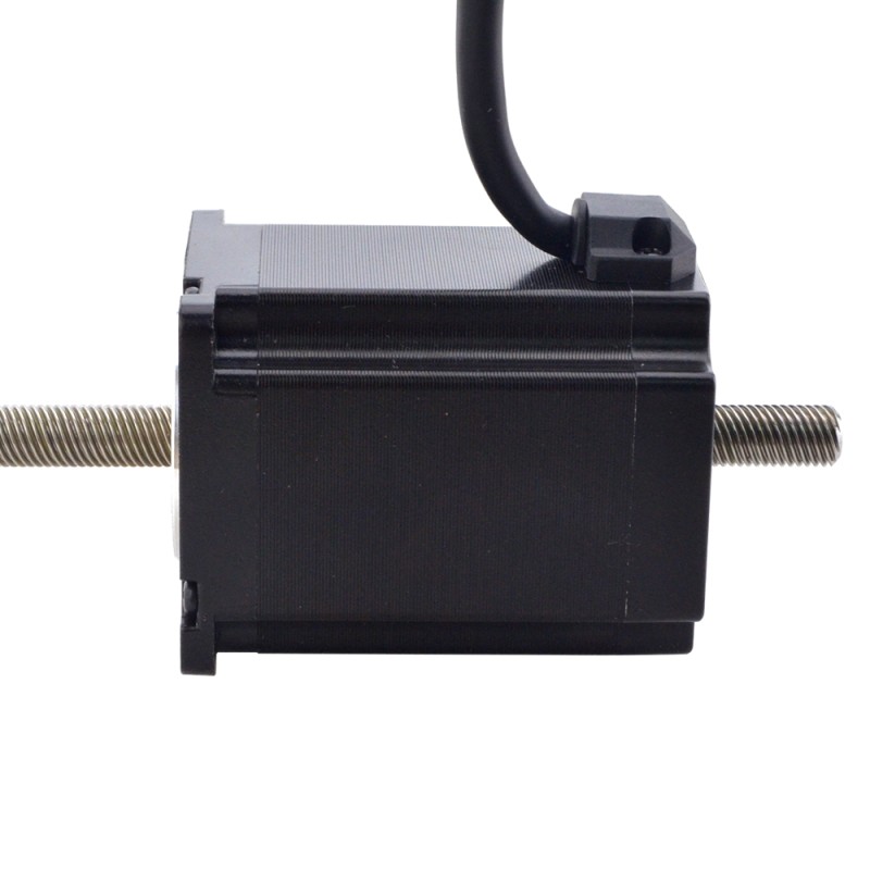NEMA 23 Niet-captieve Acme Lineaire Stappenmotor 4.0A 75mm Stack Screw Lood 10.16mm (0.4) Loodlengte 250mm