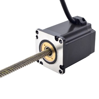 NEMA 23 Niet-captieve Acme Lineaire Stappenmotor 4.0A 75mm Stack Screw Lood 25.4mm (1") Loodlengte 250mm