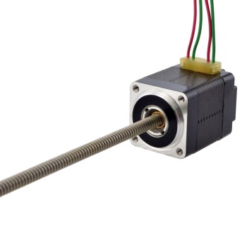 NEMA 8 niet-captieve Acme lineaire stappenmotor 0,5A 28,2mm Omwenteling van de lood 1mm(0,03937")