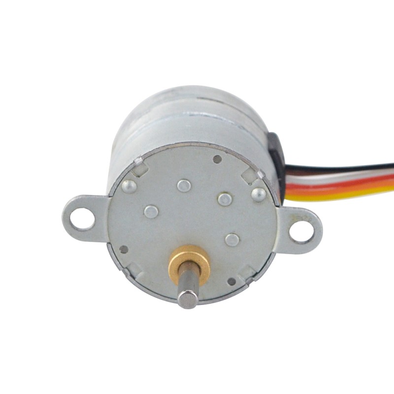 Φ25x25.5mm PM stappenmotor W/Wielsverhouding 30:1 Tandwielkast
