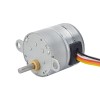 Φ25x25.5mm PM stappenmotor W/Wielsverhouding 30:1 Tandwielkast