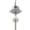 Φ25x15.7mm PM Externe Lineaire Stappenmotor 0.48A Lood 2.44mm/0.096 Lengte 110mm