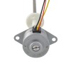 Φ25x15.7mm PM Externe Lineaire Stappenmotor 0.48A Lood 2.44mm/0.096 Lengte 110mm