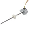 Φ25x15.7mm PM Externe Lineaire Stappenmotor 0.48A Lood 2.44mm/0.096 Lengte 110mm