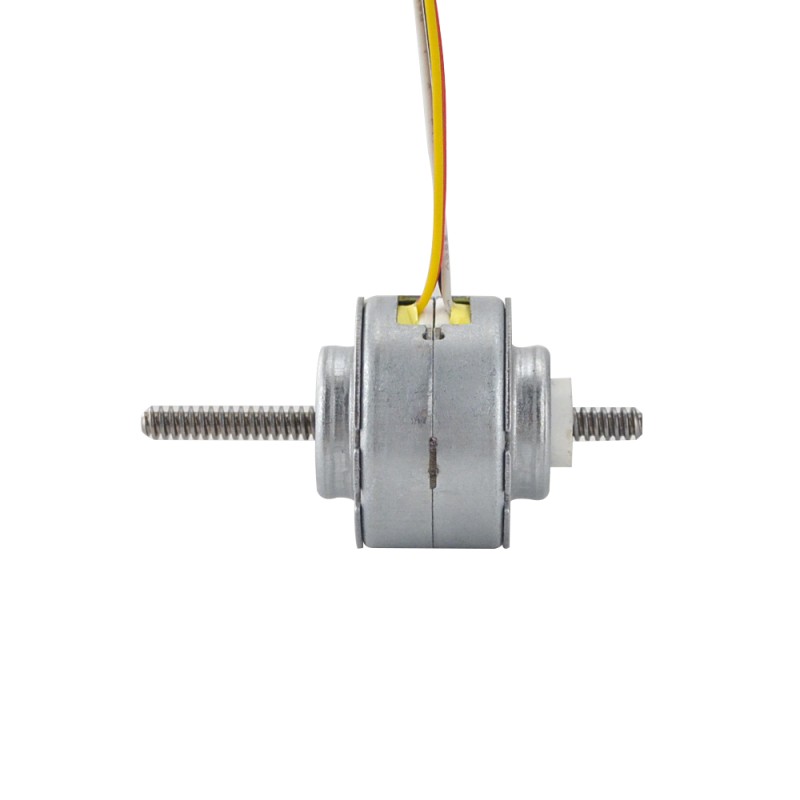 Φ25x15.6mm PM Niet-captieve Lineaire Stappenmotor 0.23A Lood 1mm/0.039 Lengte 50mm