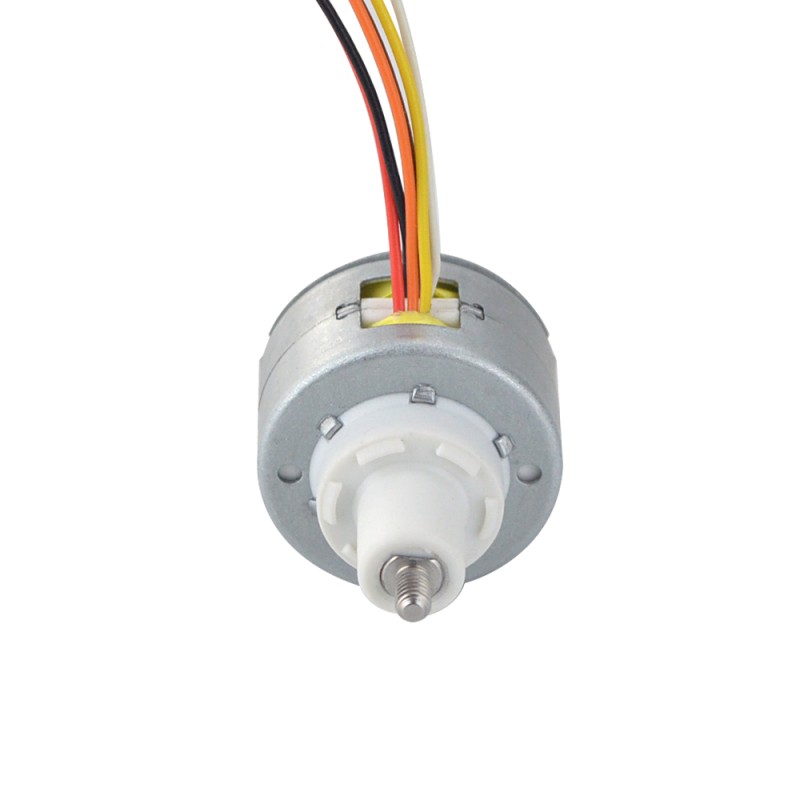 Φ25.2x15mm PM Captive Lineaire Stappenmotor 0.23A Lood 1mm/0.039 Reis 12mm