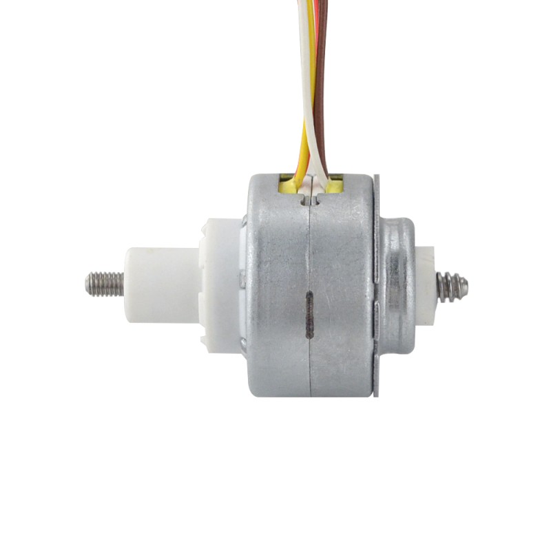 Φ25.2x15mm PM Captive Lineaire Stappenmotor 0.23A Lood 1mm/0.039 Reis 12mm