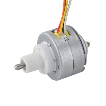 Φ25.2x15mm PM Captive Lineaire Stappenmotor 0.23A Lood 1mm/0.039" Reis 12mm