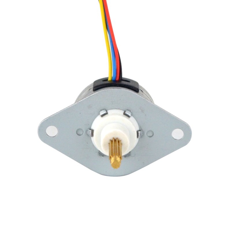 Φ25.2x15mm PM Captive Lineaire Stappenmotor 0.5A Lood 1.22mm/0.048 Reis 13.5mm