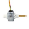 Φ25.2x15mm PM Captive Lineaire Stappenmotor 0.5A Lood 1.22mm/0.048 Reis 13.5mm