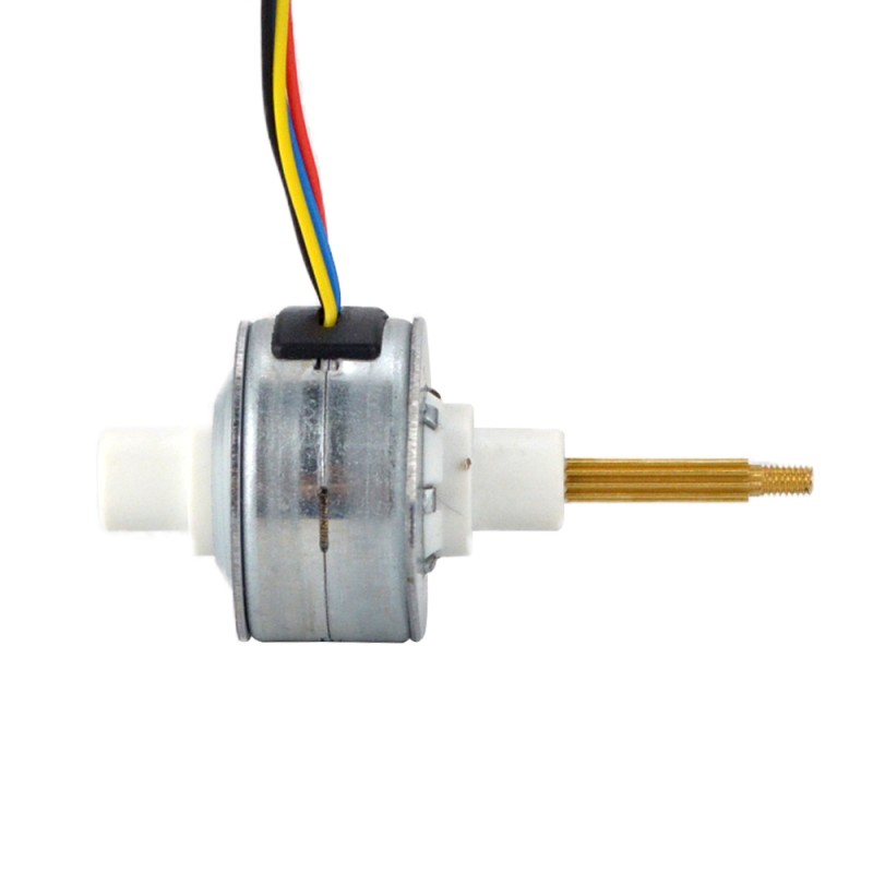 Φ25.2x15mm PM Captive Lineaire Stappenmotor 0.5A Lood 1.22mm/0.048 Reis 13.5mm