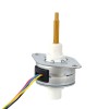 Φ25.2x15mm PM Captive Lineaire Stappenmotor 0.5A Lood 1.22mm/0.048 Reis 13.5mm
