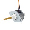 Φ25.2x15mm PM Captive Lineaire Stappenmotor 0.5A Lood 1.22mm/0.048 Reis 13.5mm